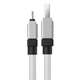 Кабель Baseus CoolPlay Series Fast Charging Cable USB to Lightning 2.4A 2m CAKW000502 White - изображение 3
