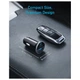Авто зарядка ANKER PowerDrive 323 – 30W PD + 22.5W USB-A (Черный) - изображение 5