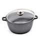 Каструля с крышкой с мраморным покрытием Benson на 4.2 л BN 0030788 - изображение 1