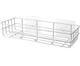 Полка Stenson TD01330/R33452 настенная металичиская 4гачки 27.5х10х10см White - изображение 1