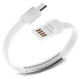 Кабель-браслет S0605 USB to Micro-USB 2.0 RTL White - зображення 1