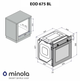 Духова шафа Minola EOD 675 BL - зображення 14