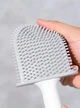 Еластична щітка для чищення чаші унітазу WC CleanRite, сіра - зображення 4