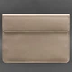 Шкіряний чохол-конверт BN на магнітах для MacBook 16 дюйм, світло-бежевий - изображение 1