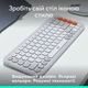 Клавiатура бездротова Logitech Pop Icon Keys Off White (920-013072) - зображення 3