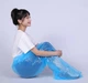 Водонепроницаемые полиэтиленовые штаны с герметичным низом RainPants, 2 штуки, размер универсальный, голубые - изображение 2