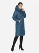 Куртка зимняя длинная женская Braggart 76547 40 (3XS) Бирюзовая (br2000001590157) - изображение 5