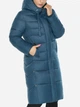 Куртка зимняя длинная женская Braggart 76547 40 (3XS) Бирюзовая (br2000001590157) - изображение 12