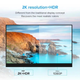 Портативний ультратонкий 2K монітор Sibolan 17.3" 2560*1440 IPS QHD - изображение 3