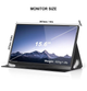 Портативний 4K монітор Sibolan 15.6" ULTRA HD IPS з магнітним чохлом - изображение 6