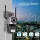Камера видеонаблюдения PTZ уличная WiFi P11 с двойным объективом и автоматическим отслеживанием - изображение 8