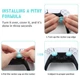 Силиконовые накладки на стики Paws 6в1 White/Black для геймпадов геймпадов Sony DualSense PS5 / DualShock PS4 / Xbox Series|One / Pro Controller [455862919] - изображение 4