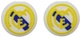 Силіконові накладки на стіки Real Madrid для геймпадів Sony DualShock PS4 / DualSense PS5 / Xbox Series|One / Pro Controller (2шт.) [455862679] - зображення 1