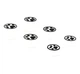 Силиконовые накладки на стики Paws 6в1 White/Black для геймпадов геймпадов Sony DualSense PS5 / DualShock PS4 / Xbox Series|One / Pro Controller [455862919] - изображение 1