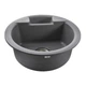 Кухонная мойка гранит Bretta Econ Alaska Gray Metallic - изображение 3