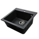 Кухонне миття граніт Bretta Econ New York Black Metallic - зображення 3