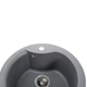 Кухонне миття граніт Bretta Econ Rondo Gray Metallic - зображення 3