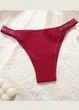 Женские трусики бразилианы в рубчик Good and Comfortable (1488-48-04) Бордовый XL FINETOO (46-48) - изображение 5