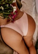 Женские трусики бразилианы в рубчик Good and Comfortable (1488-48-02) Пудровый XL FINETOO (46-48) - изображение 5
