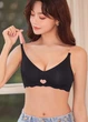 Бесшовный женский бюстгальтер без косточек Love Heart (1489-70-03) Черный 70 FINETOO (70А-75А) - изображение 1