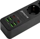 Мережевий фільтр Proove Power Strip P-03 (3 розетки + 4 USB + 2 Type-C) 2 м (396830001) - зображення 5