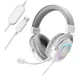 Навушники Fifine H6 RGB 7.1 White (H6W) - изображение 3