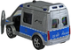 Zabawka Hipo Auto policja van ze dźwiękiem 11 cm Szaro-niebieskie (5902447011005) - obraz 3