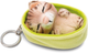 Brelok Nici Green Sleeping Pets pluszowy kot Bengalski 8 cm Brązowy + koszyk Zielony (4012390499872) - obraz 3