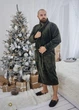 Халат махровий чоловічий 3XL хакі (1022-хк) - зображення 1