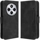 Чохол-книжка з кишеньками Deexe Wallet Stand для Xiaomi Redmi 14C / Redmi A4 5G / Poco C75 - Black - зображення 1
