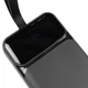 Power Bank – Портативна батарея 30.000 mAh. чорний – GP-30BQC. швидка зарядка 22.5W GRUNHELM - зображення 3