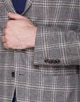 Пиджак Pierre Cardin из коллекции Future Flex в коричневую клетку - размер 25/50 (M)(39139/7950/42405) - изображение 5