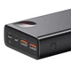 Павербанк для ноутбука Baseus Adaman Metal 20000 mAh 65W Digital Display Power Bank с быстрой зарядкой QC3.0+PD3.0 (PPIMDA-D01) Black - изображение 5