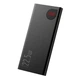 Павербанк Baseus Adaman Metal 10000 mAh 22.5W Digital Display Power Bank с быстрой зарядкой QC3.0+PD3.0 (PPAD070001) Black - изображение 1