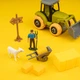 Игровой набор Otamanko Фермерское хозяйство Трактор, грузовик, прицеп, фермер, лошадь, овца (5320163) - изображение 6
