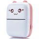 Портативный Розовий мини принтер Mini Printer термопринтер карманный детский - изображение 4