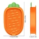Лоток гідропоніка Green Island CARROT 19*11.8 см помаранчевий для пророщування трави хатнім тваринкам - зображення 2