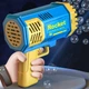 Пістолет для мильних бульбашок Bazooka bubble gun на 40 отворів блакитний - зображення 3