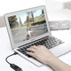 Проводной сетевой адаптер / переходник USB 3.0 к Ethernet RJ45 LАN 10/100 Мбит/с для ПК, черный (92514769) - изображение 4