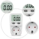 Розетка со счетчиком электроэнергии U&P JFQ02S Power Meter White (RET-JFQ02S-WT) - изображение 3