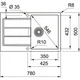 Кухонная мойка FRANKE Sirius 2.0 S2D 611-78 (143.0621.332) тектонайт белая - изображение 5