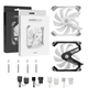 Кулер, вентилятор ALSEYE WARRIORS W12 PRO White 120мм ARGB - изображение 6