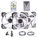 Набор кулеров ALSEYE D-Ringer Rainbow RGB kit CRLS-300DS с контроллером, пультом, лентой - изображение 5