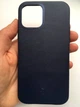 Чехол кожаный Decoded Leather Case Original для Apple Iphone 12/12 Pro (6.1") Matt Navy Blue - изображение 2