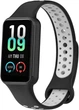 Ремешок силиконовый MRK Nike Style для фитнес браслета Mi Smart Band 8 Active/ Redmi Smart Band 2 черный с серым (mrk3473) - изображение 1