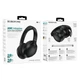 Бездротові навушники BOROFONE Prestige BO31 з ANC, Bluetooth 5.4, до 38 год роботи, AUX Black - зображення 4