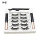 Набор ресниц Magnetic Eylashes 5 пар + 2 магнитные подводки + пинцет Y3 - изображение 1