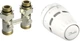 Комплект радиаторный DANFOSS Regus RA+RLV-KB 1/2" прямой нижнее подключение (015G5310) - изображение 3