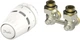 Комплект радиаторный DANFOSS Regus RA+RLV-KB 1/2" угловой нижнее подключение (015G5309) - изображение 2