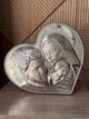 Серебряная икона Святое Семейство (код 951552) 19*16,5 см - изображение 1